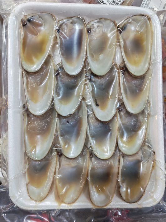 Machas frescas 1/2 concha (bandeja 20 un)