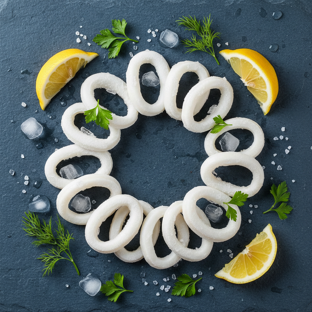 Anillos de Calamar Congelados