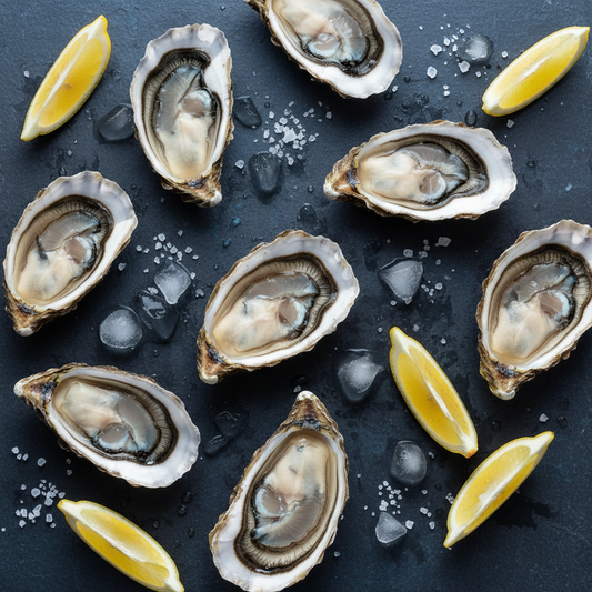 Ostras en Media Concha