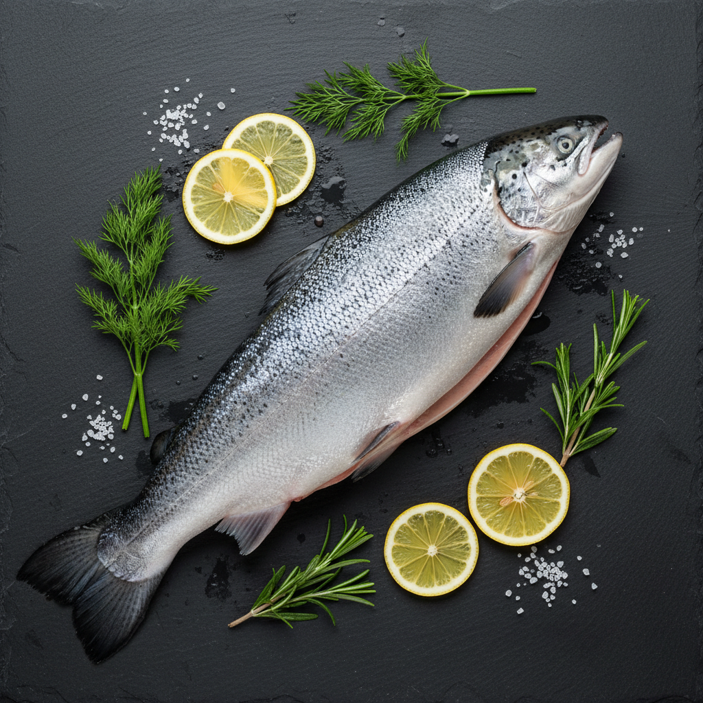 Salmón Entero Fresco